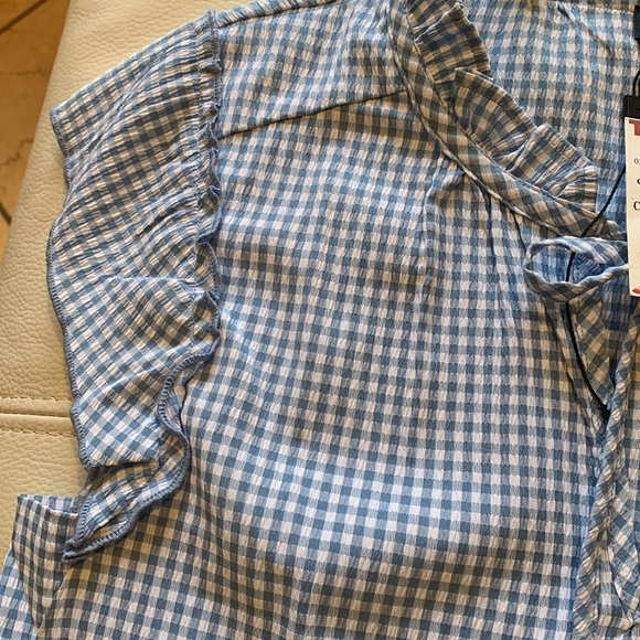 London Blouse ,short sleeves ,blue & white size XS - Picture 6 of 10